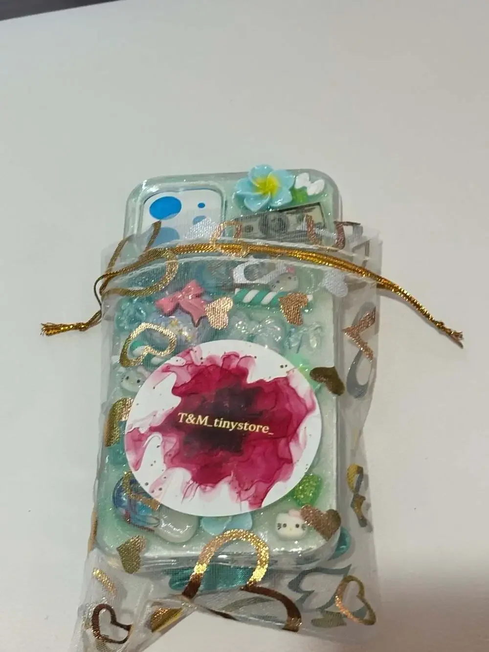 T&M_tinystore Handmade Decoden Junk Phone Case for iPhone 12/12 Pro